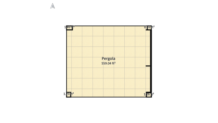 Zaidi pergola floor plan 53.52