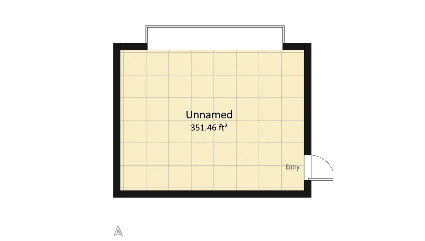 Green-Gray Bedroom floor plan 407.07