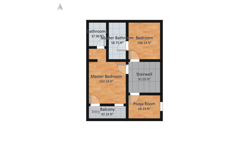 Tha.Pettai House Plan floor plan 182.96