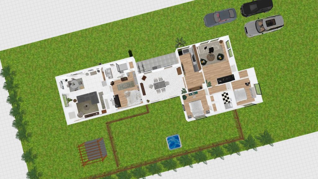 2 apartments alternative with enclosed laundry room and alt. design