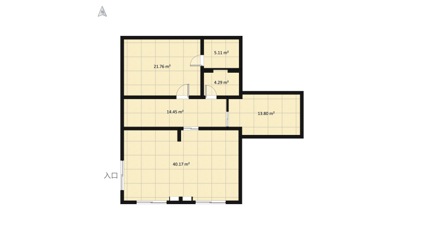 dzafici 2 floor plan 159.77