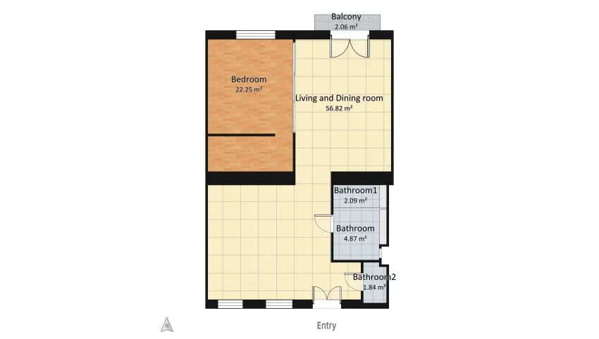 relax in the city floor plan 89.94