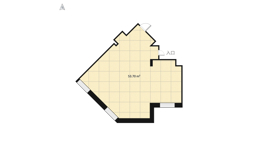 Casa Salvatore Del Prete floor plan 78.89