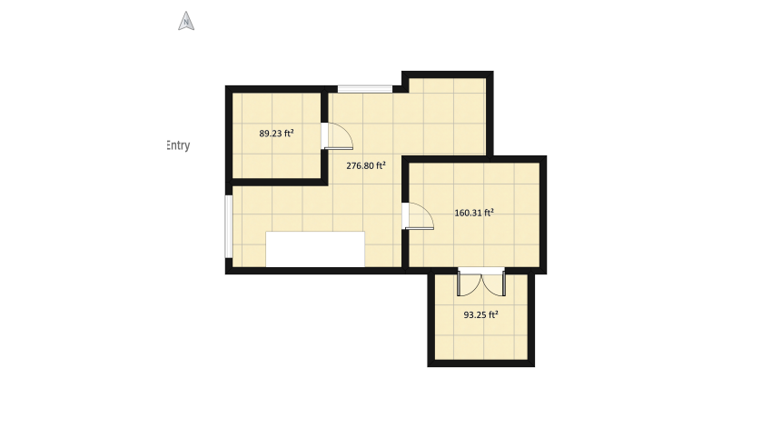 2 Floor Boho Chic Home floor plan 141.97