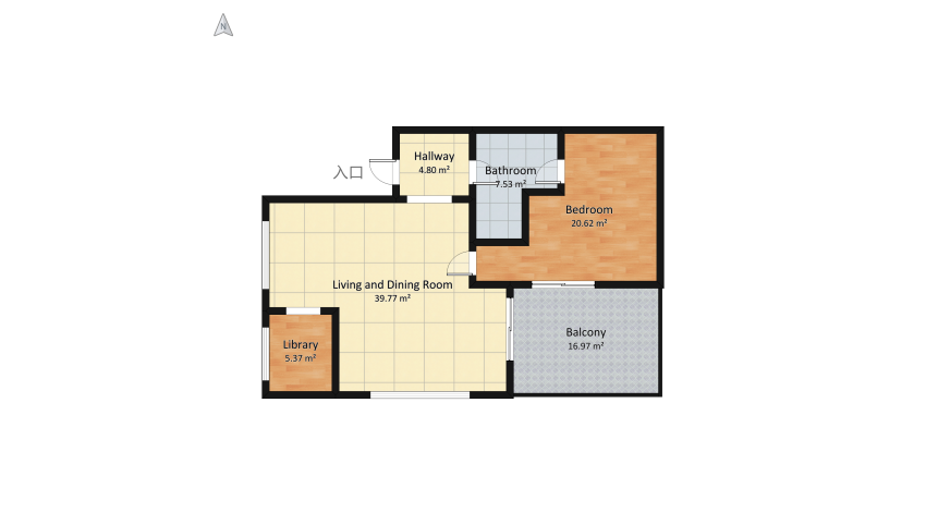 Augustine Home floor plan 106.6