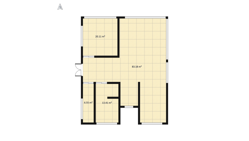 Old house reconstruction floor plan 240.87