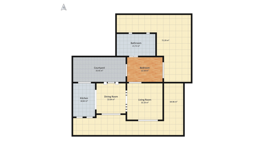 concrete with pink touches floor plan 316.8