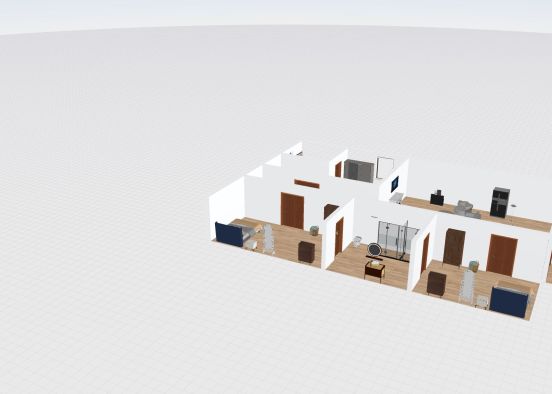 3 bedroom-3D Design Rendering