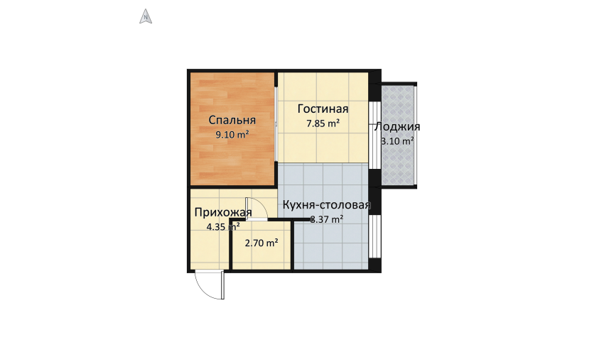 Copy of Загородный домик_2 floor plan 121.02