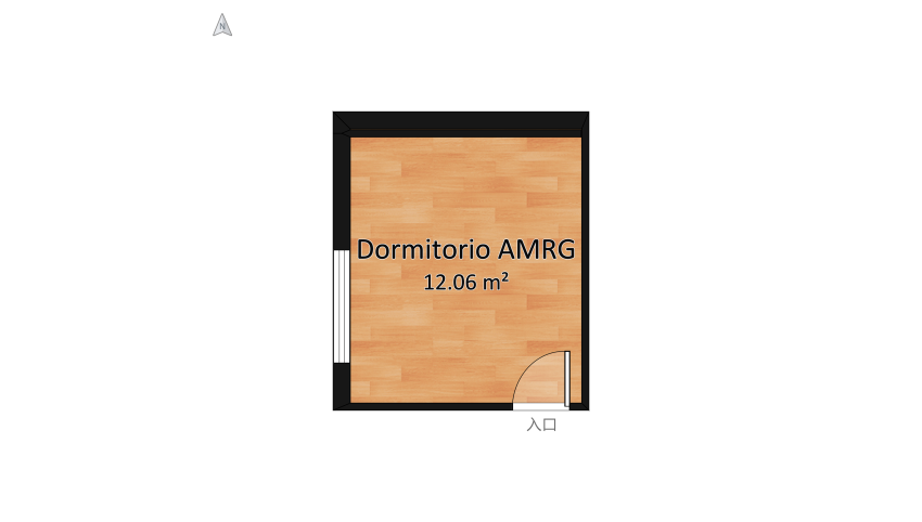 Dormitorio - Adrian_Amueblado - 02 floor plan 13.61