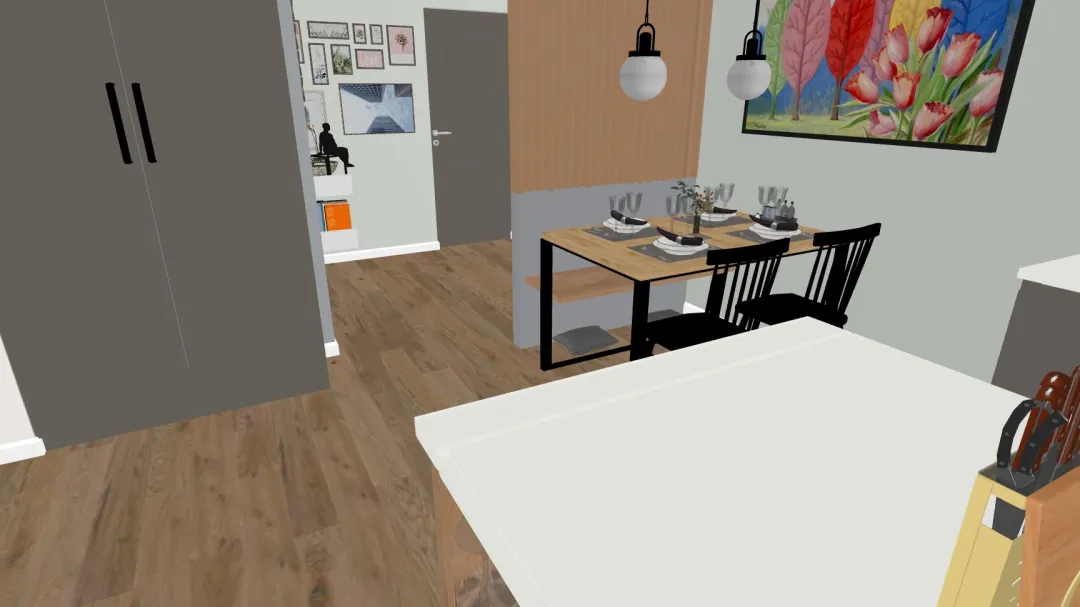Casa Aiert 3d design renderings