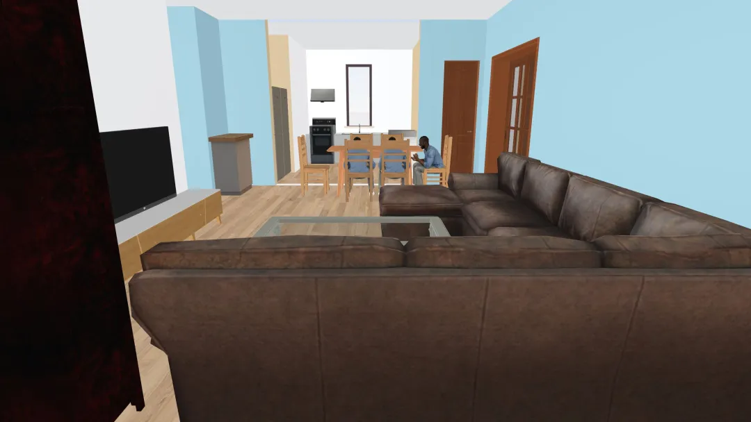Plan casa 130 mp 3d design renderings