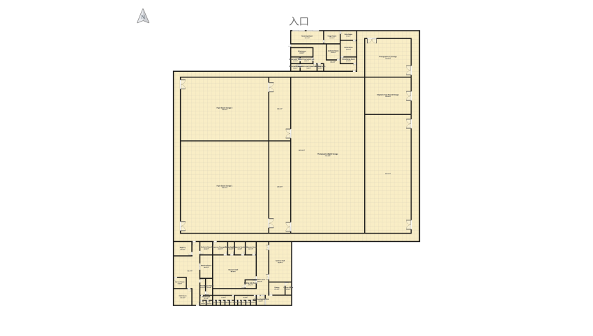University Archival Repository Sample floor plan 5859.67