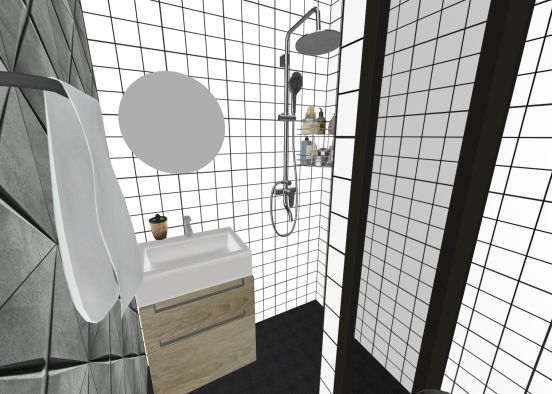 small bathroom renovation Design Rendering