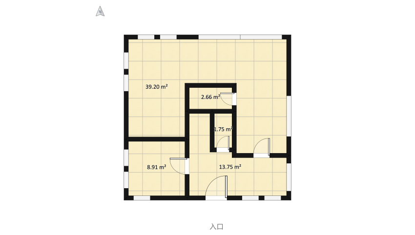 Full Floor Reconstruction floor plan 76.04