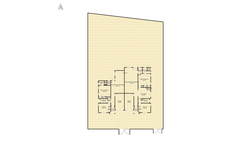 Copy of v2_Duplex - 4 feet - DesignOpt - Final floor plan 1481.25