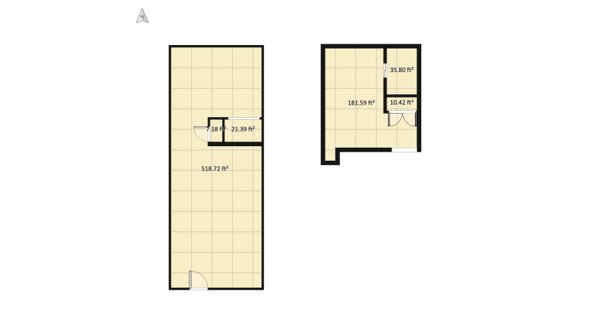 Chill In back Remix 1 floor plan 77.58