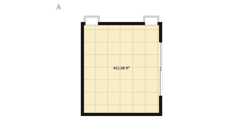 #AmericanRoomContest The Bedroom floor plan 45.18