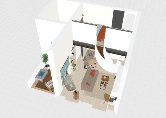 Studio loft Design Rendering