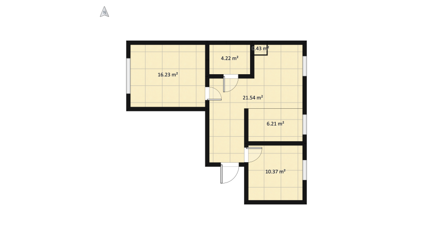 Copy of Copy of Kuchnia_v3_pralinkowy floor plan 67.23