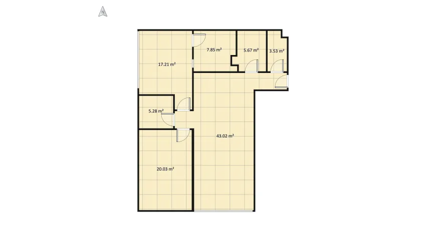 Antonio’s House floor plan 107.05