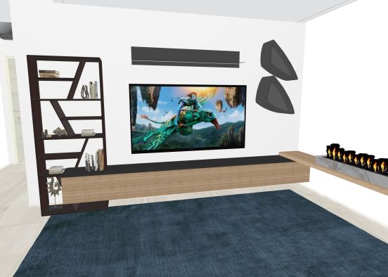 Copy of parete attrezzata 4 Design Rendering