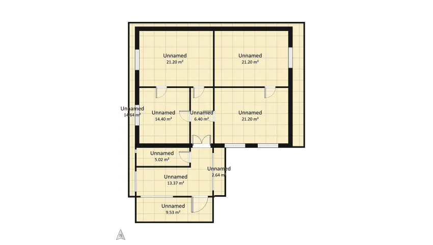 Casa de campo floor plan 102.79