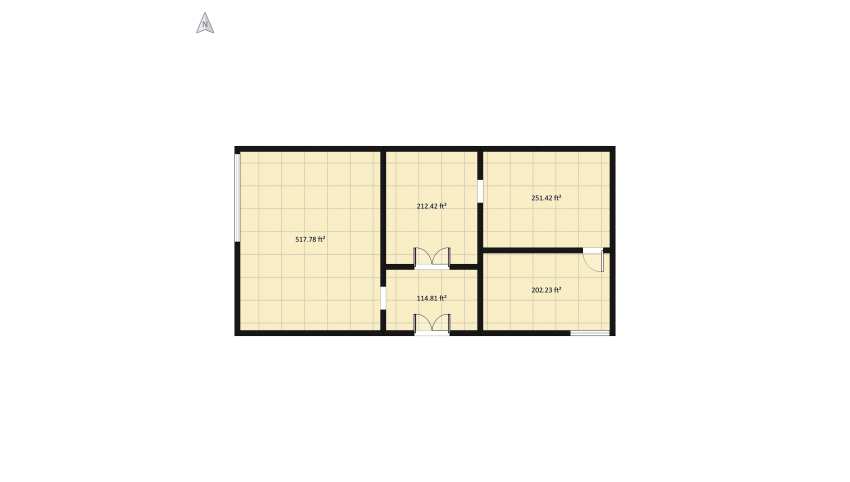 cobertura apartamento floor plan 132.53