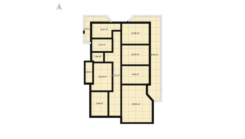 piso Emilie floor plan 152.2