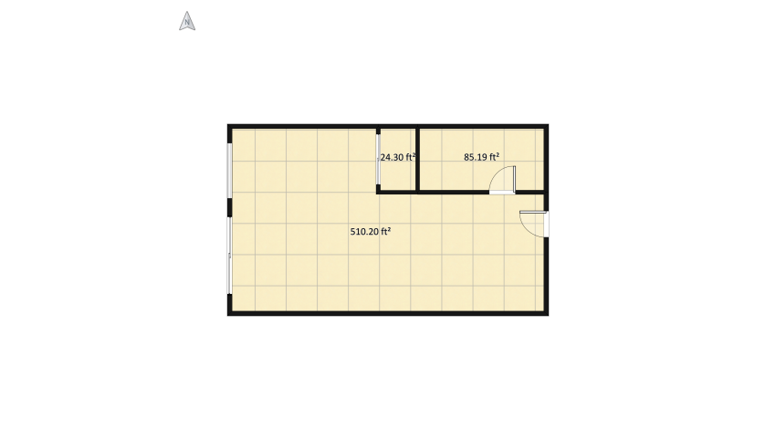 studio floor plan 59.36