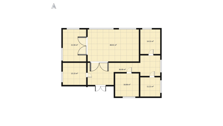 Cozy family appartment floor plan 180.37