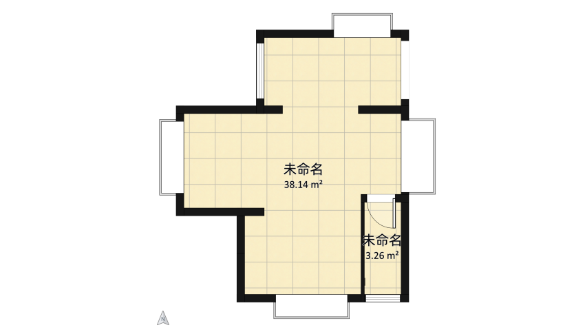 small but it has all floor plan 41.4