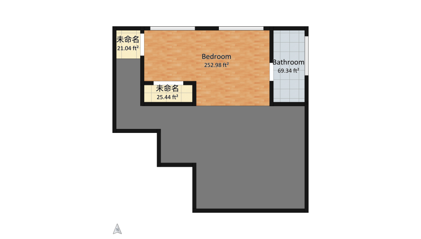 Boho Loft Home floor plan 946.52