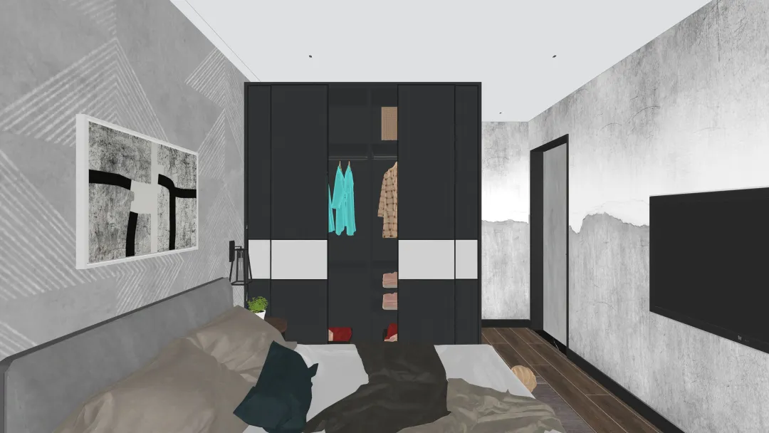 HOME SWEET CHOPPA GANG 3d design renderings