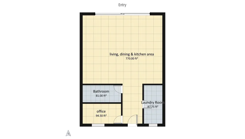 japandi design floor plan 383.82
