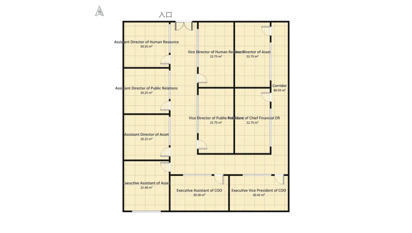 v2_Director Office floor plan 899.76