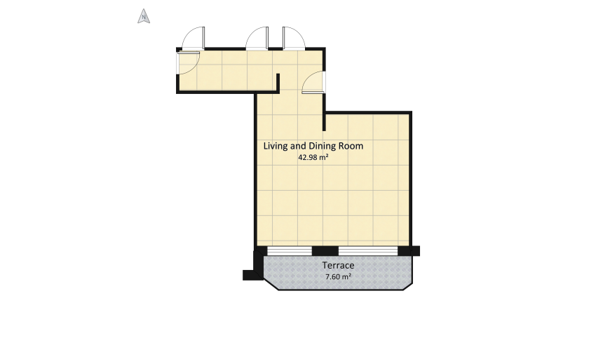 #HSDA2020Residential Typical Polish Lounge floor plan 55.33