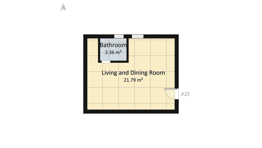  #MiniLoftContest Urban Loft floor plan 39.7