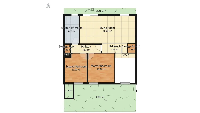 Abitazione privata personale floor plan 250.96