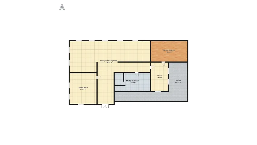 Tayla's Apartment floor plan 397.02