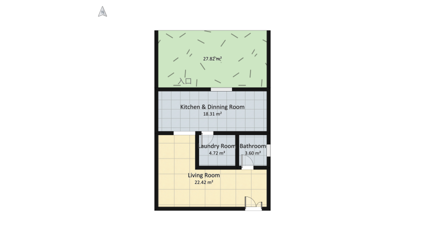Small rural home floor plan 146.17