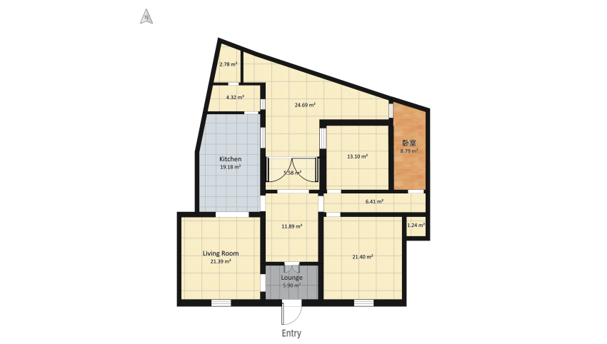 Casa nuova floor plan 170.98