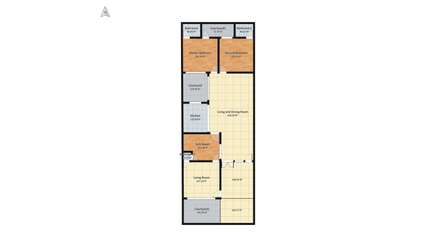 Faisal House floor plan 240.63