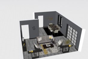 Copy of Living Room/Dining Room Design Rendering