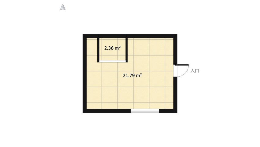 #MiniLoftContest - Japandi style floor plan 39.78