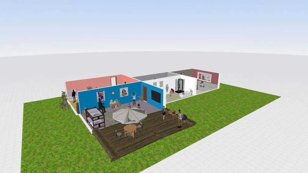 Josh Mills Livingroom_copy 3d design renderings