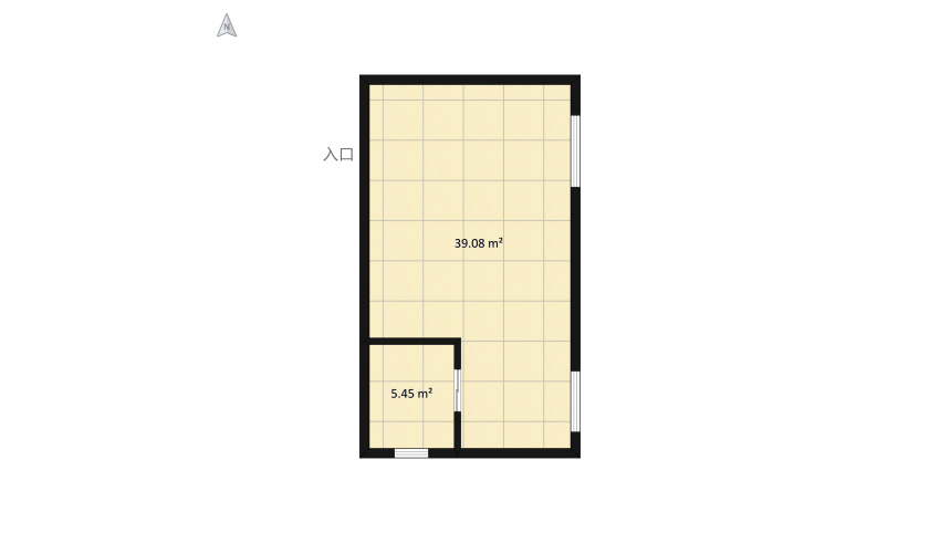 45mq floor plan 48.76