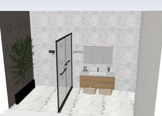 tarun washroom Design Rendering