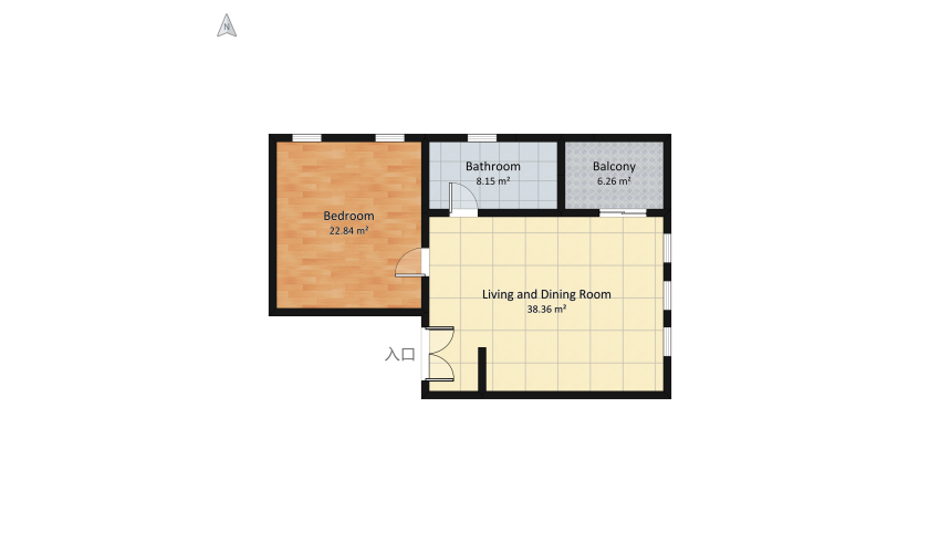 Cozy Cats Home floor plan 84.15