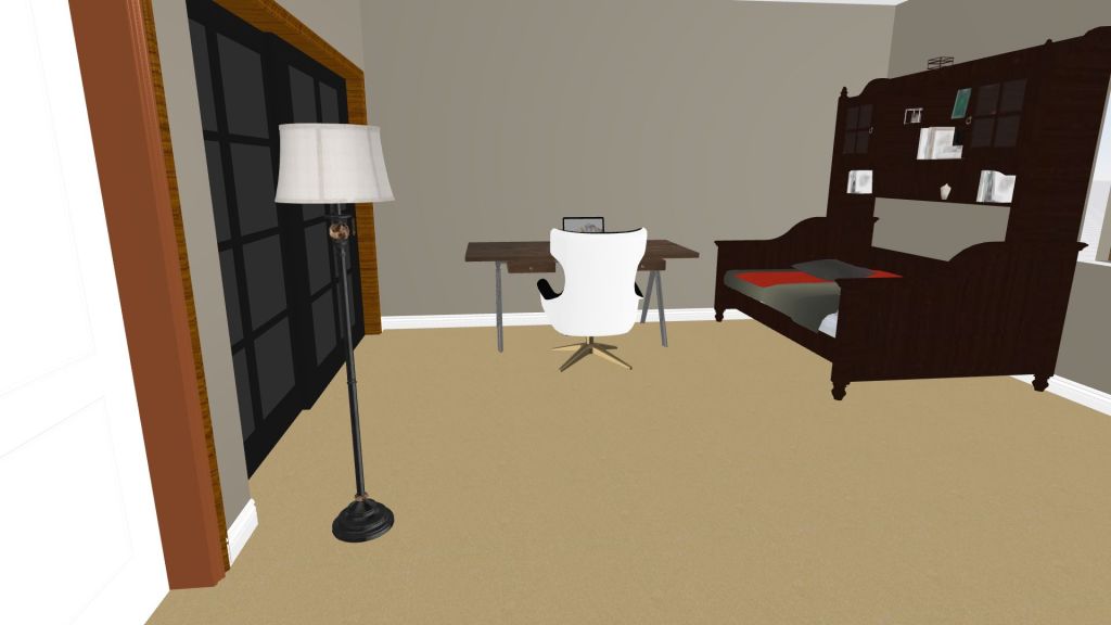 My client´s room 3d design renderings